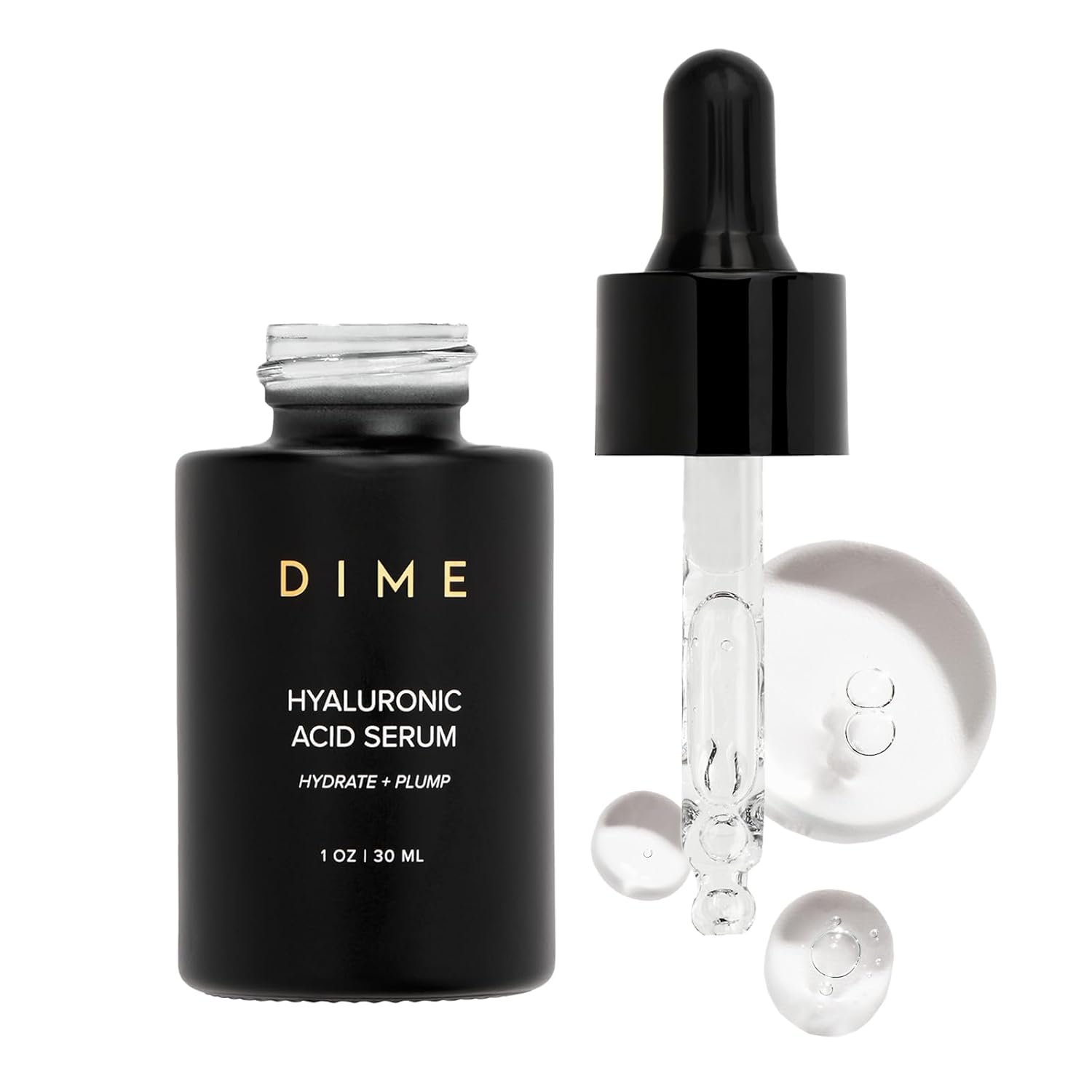 614ZUWg5ijL._SL1500_ DIME Beauty Hyaluronic Acid Serum, Ultra Hydrating Face Serum with Pure Hyaluronic Acid, 1 oz / 30 ml - Image 1