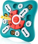 PETSTA Dog Puzzle Toys, Treat Dispensing Dog Enrichment Toys for IQ Training and Brain Stimulation, Interactive Mentally Stimulating Toys as Gifts for Puppies, Cats, Dogs - Image 2