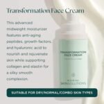 Transformation Face Cream - Advanced Moisturizer with Anti-Aging Peptides, Growth Factors & Hyaluronic Acid - Cruelty Free - Made in the USA - 1 oz - Image 2