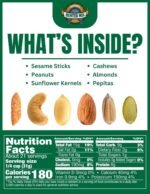 Southern Style Nuts Gourmet Hunter Bulk Trail Mix, 23 oz (Pack of 1), Sesame Sticks, Roasted Peanuts, Sunflower Kernels, Almonds, Cashews & Pepitas, Mixed Nuts, Snacks for Adults & Kids - Image 2