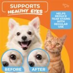Dog Eye Wipes - Hypoallergenic Eye & Face Wipes for Dogs, Cats, & Puppy - Pet Tear Stain Remover & Cleaner - Gently Cleans & Removes Discharge, Crust, & Gunk (Coconut) - Image 4