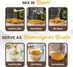 Mobility Gold Dog Broth Powder - Hip & Joint Superfood – Makes Gravy Topper or Liquid Broth – Beef Liver, Glucosamine, Chondroitin, Pet Supplements and Natural Ingredients – 30 Scoop Pack - Image 3