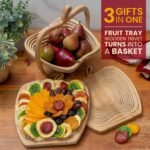 BONNIE AND POP - Dried Fruit Gift Basket - Healthy Gourmet Snack Box - Holiday Food Tray - Variety Snacks - Birthday, Sympathy, Mom, Dad, Corporate Tray - Bonnie & Pop - Image 2