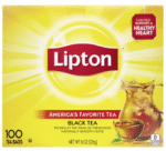 Lipton Tea Bags, Black Tea, Can Help Support a Healthy Heart, 100 Black Tea Bags