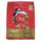 Purina ONE Dry Dog Food Lamb and Rice Formula 8 lb. Bag