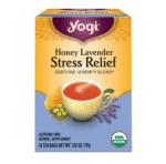 Yogi Tea Honey Lavender Stress Relief, Organic Herbal Tea Bags, 16 Count