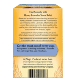 Yogi Tea Honey Lavender Stress Relief, Organic Herbal Tea Bags, 16 Count - Image 4